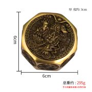 Lucky Bronze Dragon Year Cube Wealth Attracting Ornaments Portable Stress Relief Handle Piece Instant Win Money Cube Decorations - Image 5