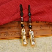 Bronze Lucky Charm Pull-String Amulet Handheld Stress Relief Item Chinese Fortune Teller Keychain Sixty-Four Hexagrams Ornament