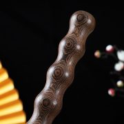 Short Chicken Wing Wood Gourd Stick Fitness Martial Arts Car Mounted Self-Defense Rod Massage Playable Weapon Rod - Image 2