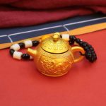 New Arrival Lucky Dragon And Phoenix Golden Treasure Metal Craft Ornaments Stress Relief Home Decorative Figurines Wholesale
