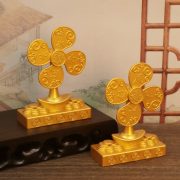 Home Decor Windmill Ornaments Wealth Attracting Small Fan Fortune Telling Crafts Gift Metal Wind Power Rising Upward Trend - Image 2