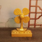 Home Decor Windmill Ornaments Wealth Attracting Small Fan Fortune Telling Crafts Gift Metal Wind Power Rising Upward Trend - Image 3