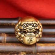 Bronze Xiu Health Ball Hand Toy Massage Fitness Ball Wellness Stress Relief Gift For Middle-Aged And Elderly Wealth God Hand Ball - Image 4