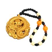Double-Sided Dragon Brand Xi Wang Relief Car Decoration Pendant Creative Gift Automobile Handle Ornament Metal Craft - Image 5