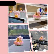 Baimao Original Creative Mini Pig Resin Figurine Stress Relief Home Desktop Decoration Wholesale Custom Resin Craft - Image 2