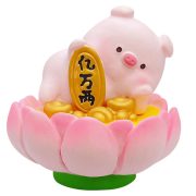 Baimao Original Creative Mini Pig Resin Figurine Stress Relief Home Desktop Decoration Wholesale Custom Resin Craft - Image 5