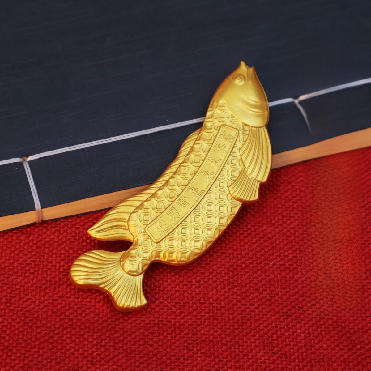 LA-811761830904_img0 Bronze Golden Dragon Fish Ornament Carp Yearly Abundance Opening Gift Living Room Decorations Tabletop Decorative Items - Image 1