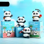 Original Authentic Sport Panda Blind Box Figurine Office Decoration Desktop Ornaments Small Gift Wholesale