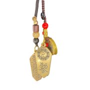 Bronze Tai Chi Bagua Keychain Pendant Lucky Charm Peace Symbol Chinese Style Ornaments Custom Metal Craft Accessories - Image 4
