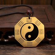 Bronze Yin Yang Eight Trigrams Mountain Ghost Coin Ornament for Home Office Front Door Traditional Chinese Copper Amulet - Image 4