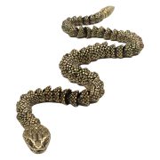 Retro Bronze Snakes And Dragons Moving Ornaments Crafts Tea Pet Gifts Handmade Metal Craft Desktop Decorations - Image 5