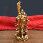 Bronze General Kung Display Piece Exquisite Carving Indoor Bedroom Chinese Simple Style Decoration Office Bedroom Decor - Image 2