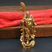Bronze General Kung Display Piece Exquisite Carving Indoor Bedroom Chinese Simple Style Decoration Office Bedroom Decor - Image 3