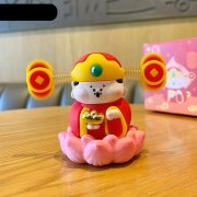 Baimao Original Lotus Little Wealth God Figurine Women's Creative Chinese Trend Desktop Decoration Car Center Console Ornament