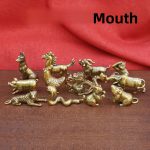 Bronze Twelve Zodiac Animal Figurines New Chinese Style Home Decor Full Set 3D Zodiac Artifacts Travel Souvenirs