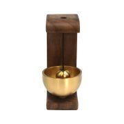 Handmade Bronze Doorbell Magnetic Attraction Entrance Reminder Japanese Style Handcrafted Metal Craft Ornament - Image 5