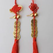 Bronze Wudi Coin Tassel Gourd Hanging Ornament For Home Door Window Good Luck Peace Knot Wholesale Directly From Manufacturer