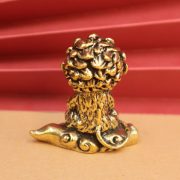 Solid Brass Monkey King Sun Wukong Figurine Battle Winning Buddha Small Copperware Desktop Decorations Stall Wholesale - Image 2