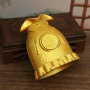 Eight-Way Wealth Luck Bag Money Bag Home Decoration Living Room Art Crafts Opening Shop Gift Saving Money Ornament - Image 4