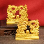 New Arrival Lucky Dragon And Phoenix Home Decorations Living Room Entrance Decorative Ornaments Desktop Displays Good Luck Gifts