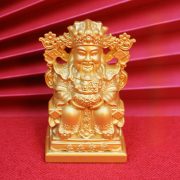 Home Decor Wealth God Statue Metal Craft Ornament Attracting Wealth And Prosperity Idol For Household Worship
