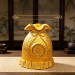 Factory Direct Custom Metal Craft Ornament Home Business Desktop Wealth Attracting Decorations Ideal For Opening Gifts