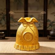 Factory Direct Custom Metal Craft Ornament Home Business Desktop Wealth Attracting Decorations Ideal For Opening Gifts