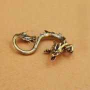 Antique Bronze Dragon Home Office Desktop Tea Table Decor Pure Copper Little Dragon Craftwork Small Gift
