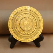 Bronze Multi-loop Desktop Decoration Thickened Multi-layer Zodiac Eight Trigrams Stress Relief Fingertip Spinning Top Handle Piece