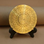 Bronze Multi-loop Desktop Decoration Thickened Multi-layer Zodiac Eight Trigrams Stress Relief Fingertip Spinning Top Handle Piece - Image 4