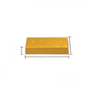 Gold Bar Ornament Fake Gold Brick Bank Plated Gold Chinese Gold Yuanbao Prop Desktop Gift Custom Metal Craft - Image 4