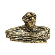 Bronze Sculpture Chairman Mao Desktop Decoration Office Home Tabletop Ornaments Orange Island Head Custom Metal Craft - Image 5