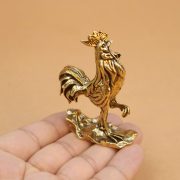 Bronze Rooster Home Decorations Twelve Zodiac Rooster Wealth And Happiness Rooster Office Decoration Custom Metal Craft Ornaments - Image 2