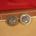 Handmade Bronze President Head Portrait Badge Car Keychain Chinese Gourd Pendant Birthday Gift Custom Metal Craft Ornament