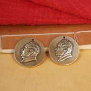 Handmade Bronze President Head Portrait Badge Car Keychain Chinese Gourd Pendant Birthday Gift Custom Metal Craft Ornament - Image 4