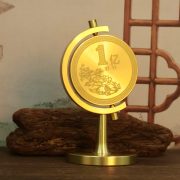 In Stock Brass One Billion Coin Ornament Office Rotating Coin Decorations Custom Metal Craft Hard Currency Decor - Image 3