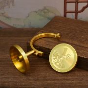In Stock Brass One Billion Coin Ornament Office Rotating Coin Decorations Custom Metal Craft Hard Currency Decor - Image 4