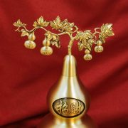 Lucky Bronze Gourd Home Decoration Open Design Business Opening Gift Wealth Attracting Ornament For Business And Home - Image 2