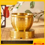 Creative Brass Rice Cask Wealth Attraction Pure Copper Bafu Water Cask Desktop Ornaments For Bedroom Living Room Study