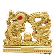 New Creative Dragon And Phoenix Blessing Home Decoration Sand Gold Craft Living Room Office Moving Gift - Image 5