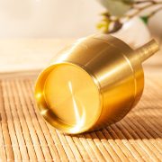 Bronze One Bucket Of Gold Water Bucket With Golden Bar Fortune Attracting Treasure Desktop Metal Artwork Ornament - Image 3