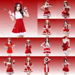 2024 New Christmas Uniform Set Cosplay Costume Santa Claus Halloween Full Outfit Adult Stage Performance Holiday Dress