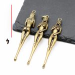 Solid Brass Ear Spoon Keychain Creative Beauty Ear Spoon Pendant Ornament Digging Ear Spoon Jewelry