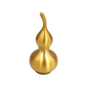 Bronze Gourd Ornament Open Hollow Matte Finish Home Office Decorative Item Lucky Wealth Attracting Fire Dragon Deterrent - Image 5