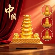 Treasure Wealth Attraction Display Piece Register Counter Top Decoration Lucky Opening Gift Metal Craft Ornament - Image 4