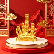Bamboo Decorative Ornaments for Office Home Study Promotion Gifts Elegant Tabletop Decoration Rising Fortune Symbol - Image 2