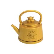 Miniature Chinese Style Brass Teapot Fortune Teller Tabletop Decoration Mahjong Gift Ornament Handheld Piece For Instant Happiness - Image 5