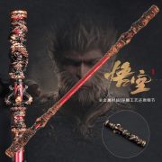 Miniature Mythical Sun Wukong Great Sage Artisan Craft Model Full Metal Ornaments Decorations Golden Ruler Game Accessories - Image 2