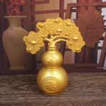 Fudi Lucky Gourd Home Decoration Living Room Entrance Office Desk Leadership Gift Moving Ceremony Custom Metal Craft Ornament