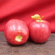 Hand-Painted Large Red Copper Apple Ornament Christmas Peace Gift Home Decor Customizable Size Copper Fruit Decoration - Image 4